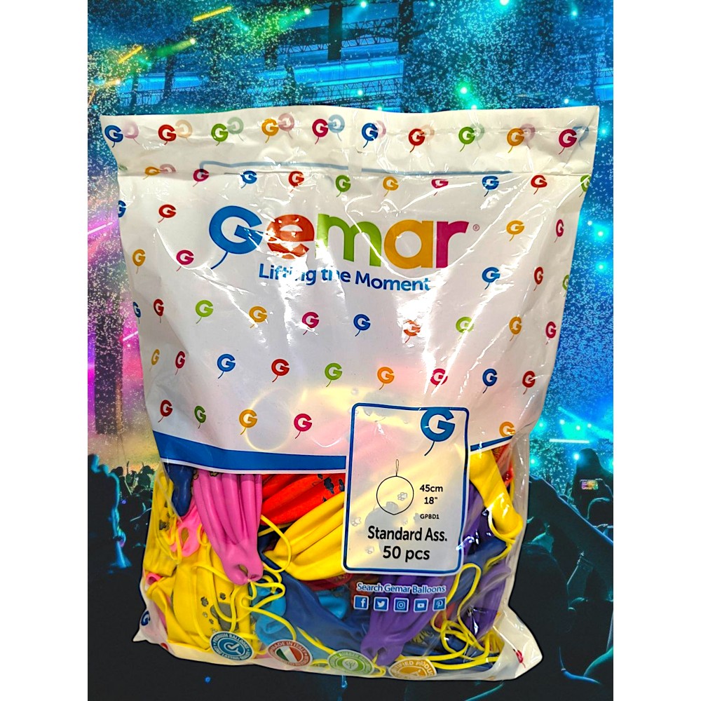 Балон топка-пънч 50бр 